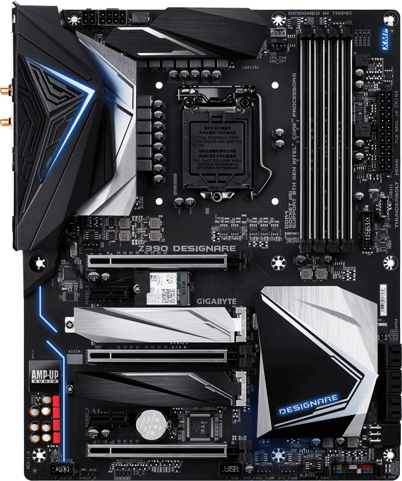 Gigabyte Z390 Designare - Motherboard Specifications On MotherboardDB